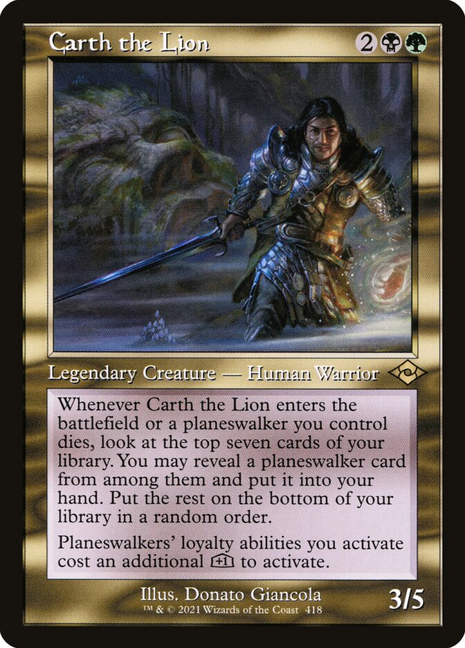 Carth the Lion 418 (Modern Horizons 2)  - Foil | Good Games Adelaide SA