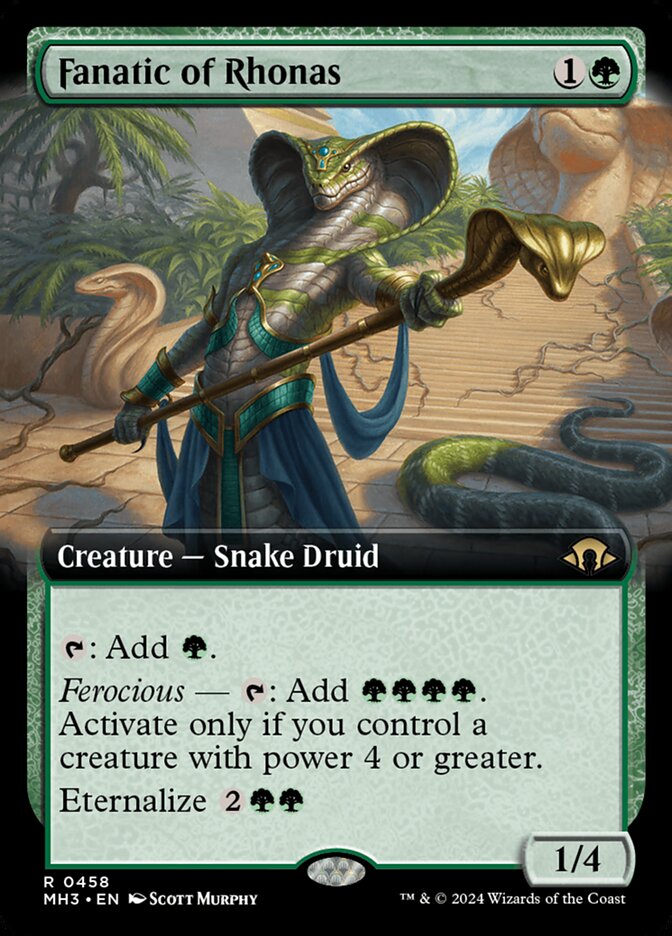 Fanatic of Rhonas 458/319 (Modern Horizons 3)  - Extended Art Foil | Good Games Adelaide SA