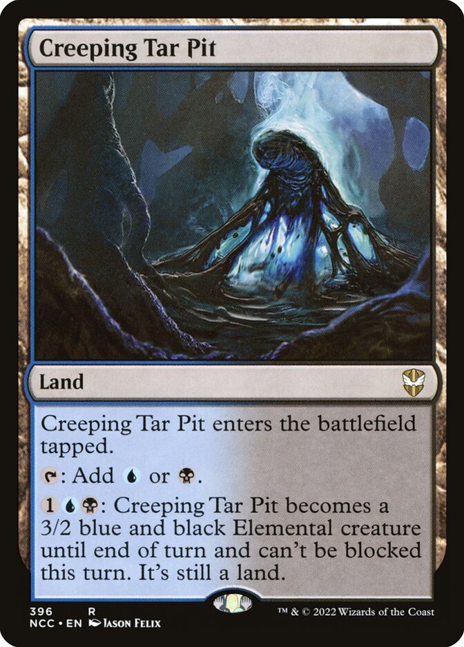 Creeping Tar Pit 396 (Commander: Streets of New Capenna)  | Good Games Adelaide SA