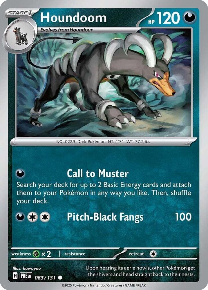 Houndoom 063/131 (SV: Prismatic Evolutions)  | Good Games Adelaide SA