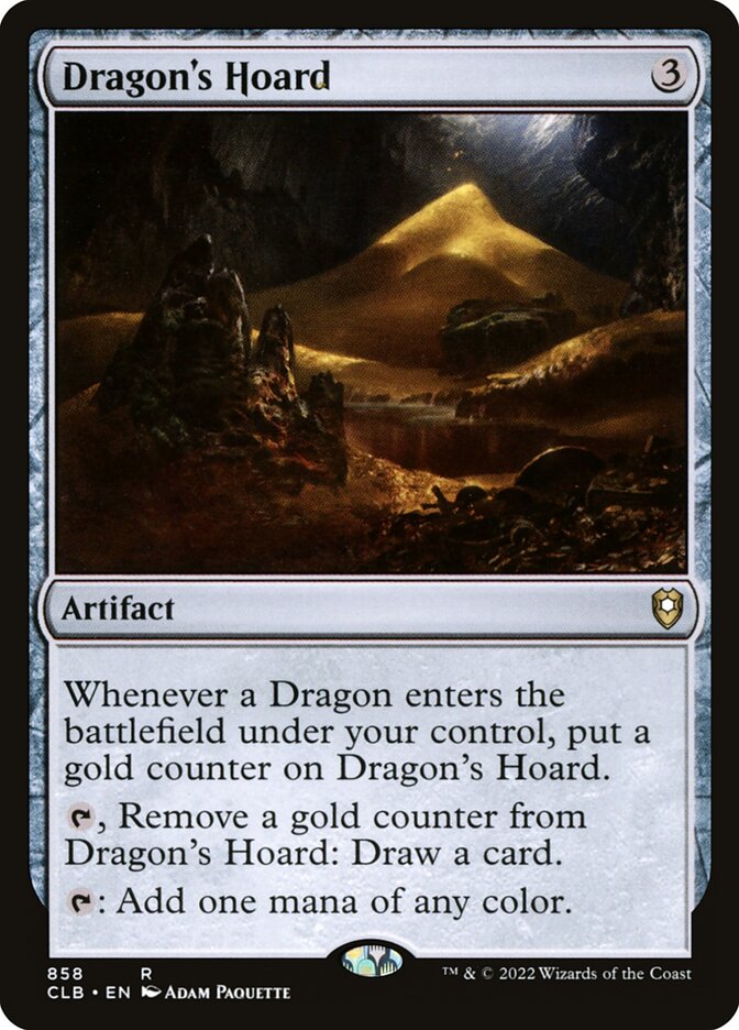 Dragon's Hoard 858 (Commander Legends: Battle for Baldur's Gate)  | Good Games Adelaide SA