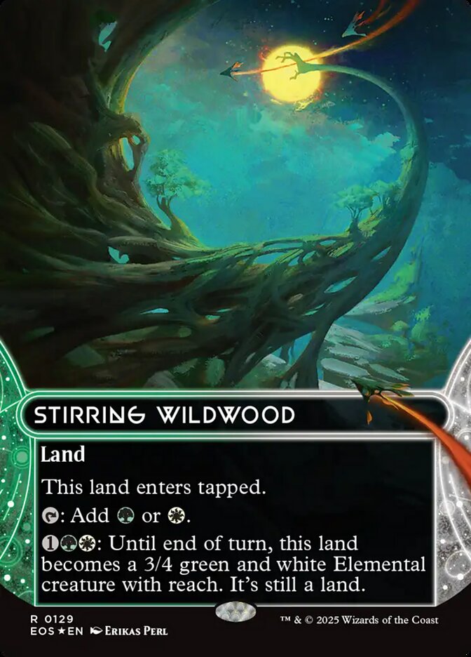 Stirring Wildwood 129 (Edge of Eternities: Stellar Sights)  - Foil | Good Games Adelaide SA