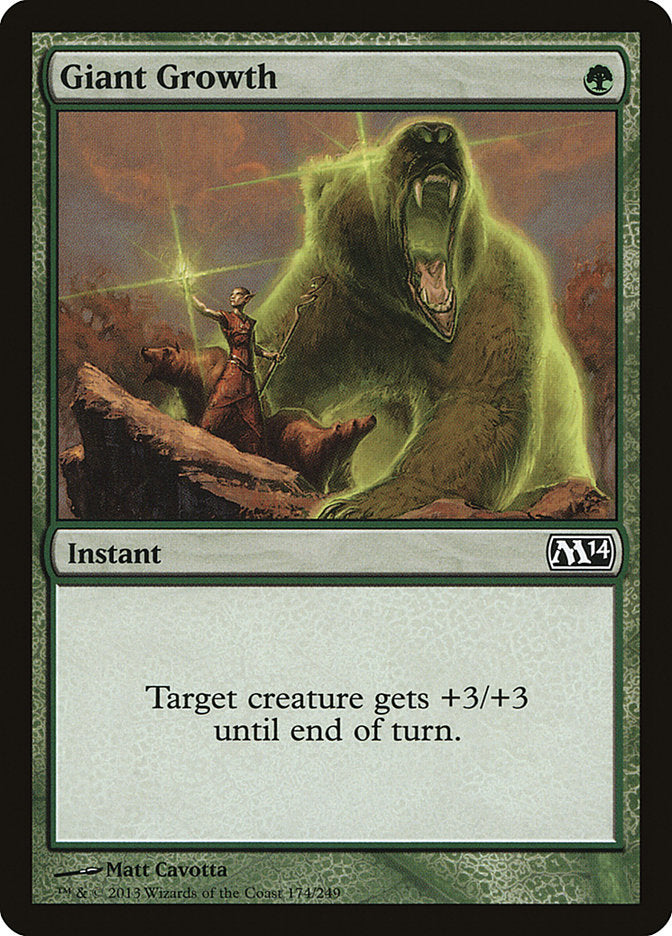 Giant Growth 174 (Magic 2014 (M14))  - Foil | Good Games Adelaide SA