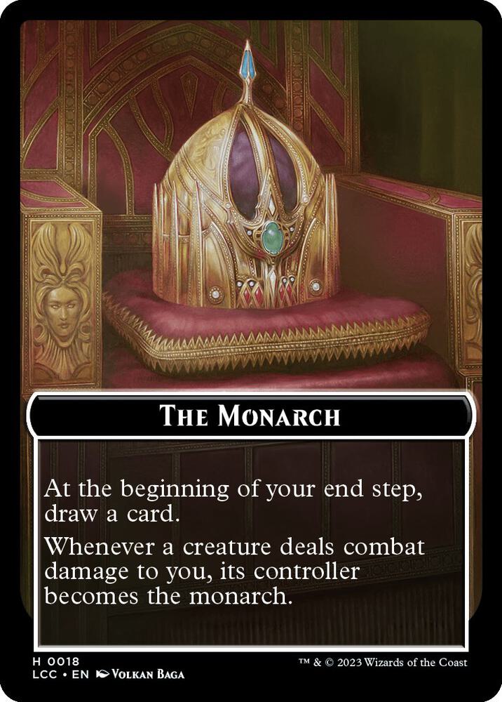 The Monarch Pirate Double Sided Token 18 // 5 (Commander: The Lost Caverns of Ixalan)  | Good Games Adelaide SA