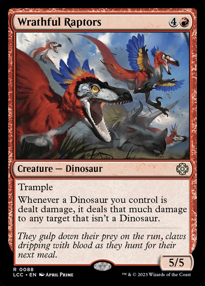 Wrathful Raptors 88 (Commander: The Lost Caverns of Ixalan)  | Good Games Adelaide SA