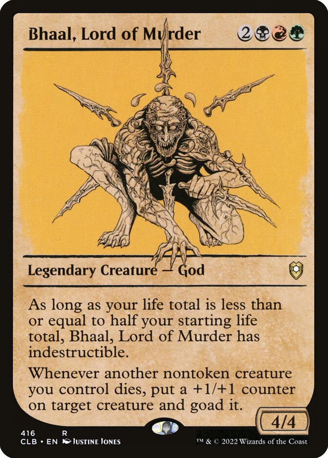Bhaal, Lord of Murder 416 (Commander Legends: Battle for Baldur's Gate)  | Good Games Adelaide SA
