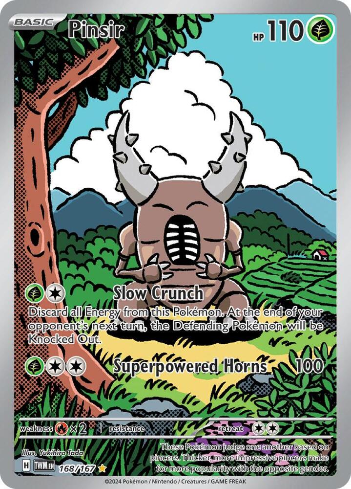 Pinsir 168/167 (SV06: Twilight Masquerade)  - Holofoil | Good Games Adelaide SA