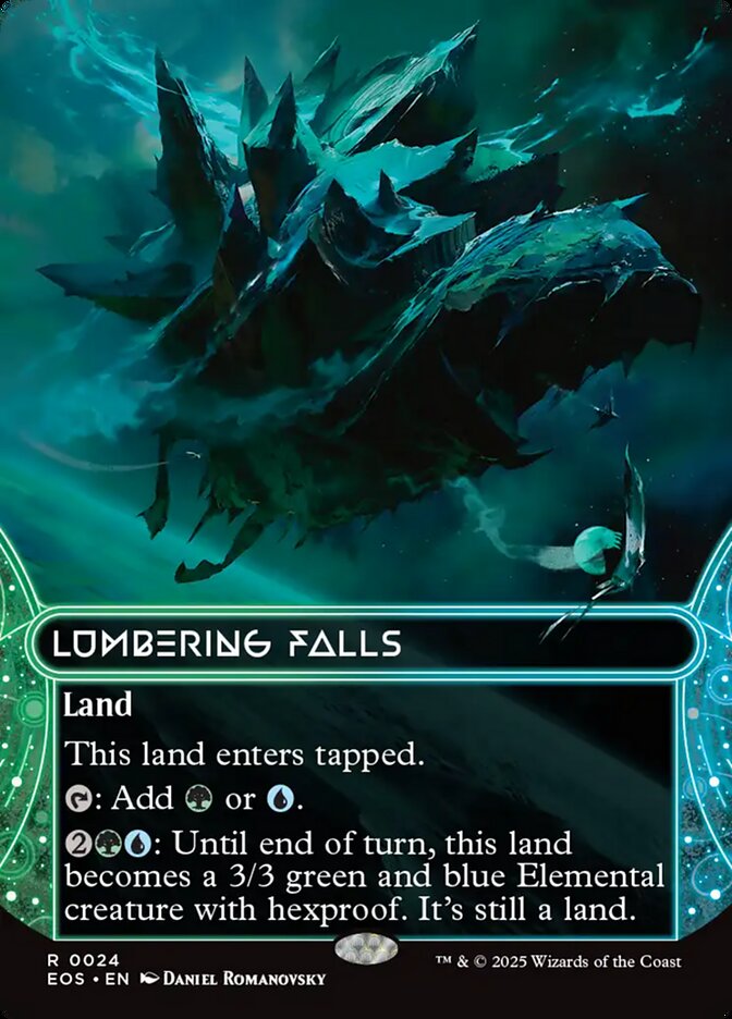 Lumbering Falls 24 (Edge of Eternities: Stellar Sights)  - Foil | Good Games Adelaide SA