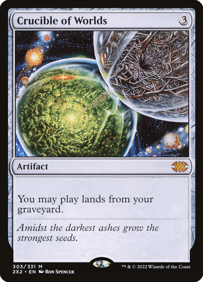 Crucible of Worlds 303 (Double Masters 2022)  - Foil | Good Games Adelaide SA