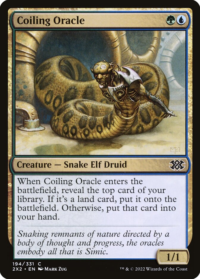 Coiling Oracle 194 (Double Masters 2022)  - Foil | Good Games Adelaide SA