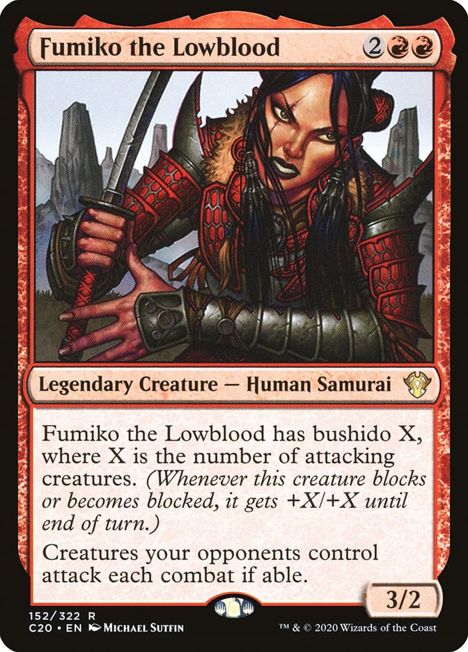 Fumiko the Lowblood 152 (Commander 2020)  | Good Games Adelaide SA