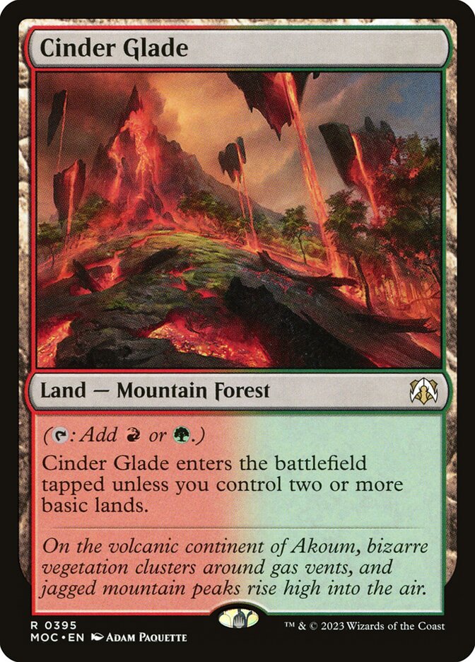 Cinder Glade 395 (Commander: March of the Machine)  | Good Games Adelaide SA