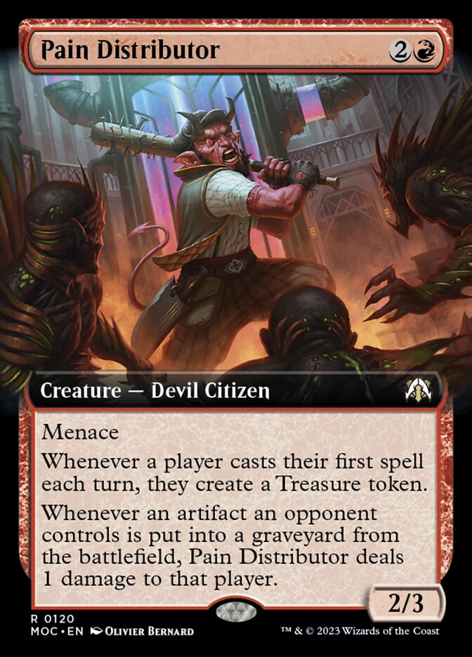 Pain Distributor 120 (Commander: March of the Machine)  - Extended Art | Good Games Adelaide SA