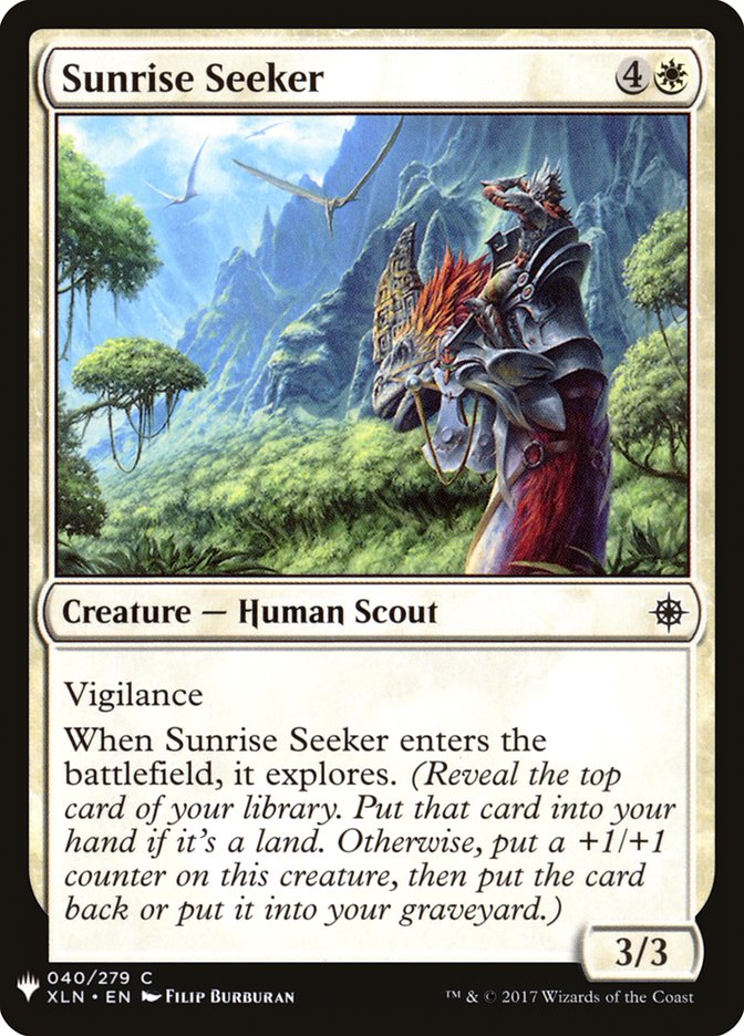 Sunrise Seeker 40 (The List Reprints)  | Good Games Adelaide SA