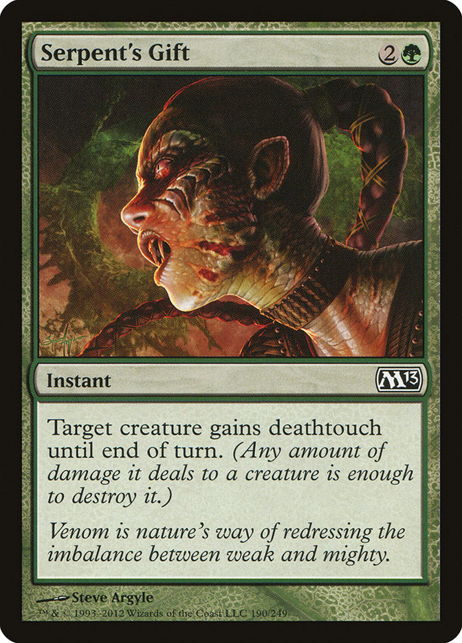 Serpent's Gift 190 (Magic 2013 (M13))  | Good Games Adelaide SA
