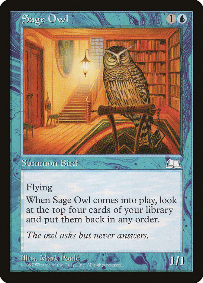 Sage Owl  (Weatherlight)  | Good Games Adelaide SA
