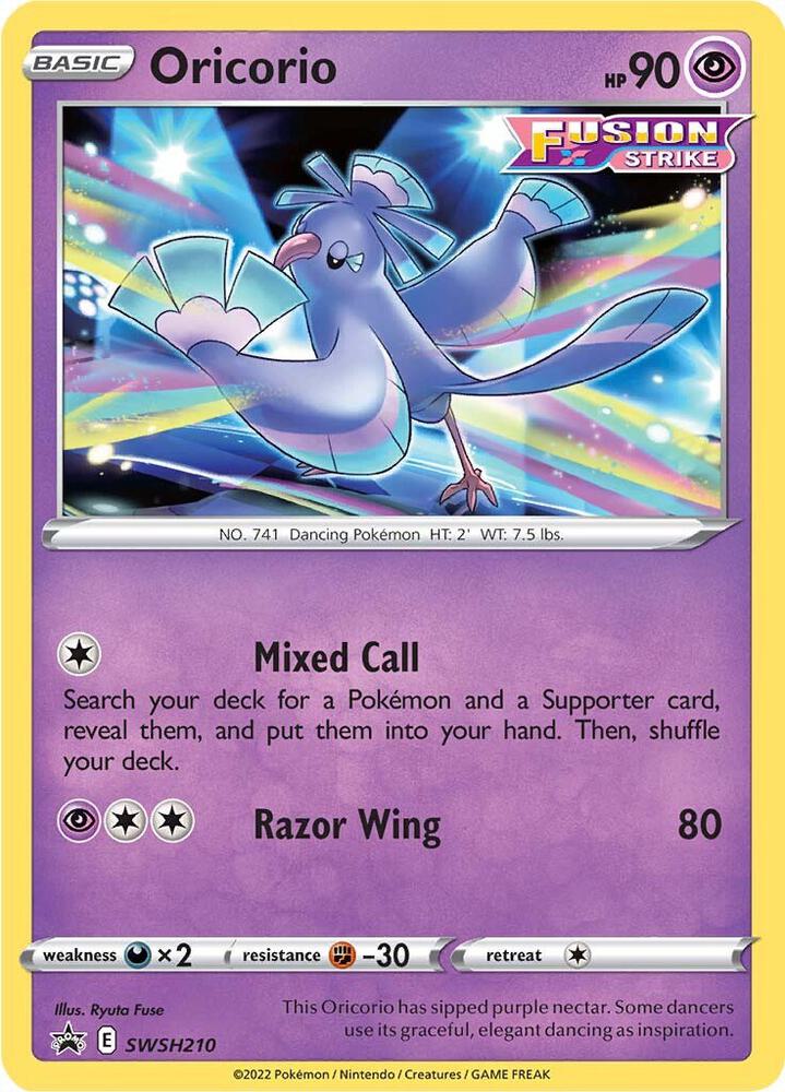 Oricorio SWSH210 (SWSH: Sword & Shield Promo Cards)  - Holofoil | Good Games Adelaide SA