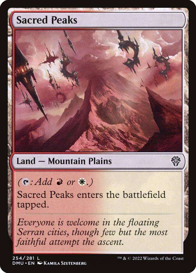 Sacred Peaks 254 (Dominaria United)  | Good Games Adelaide SA