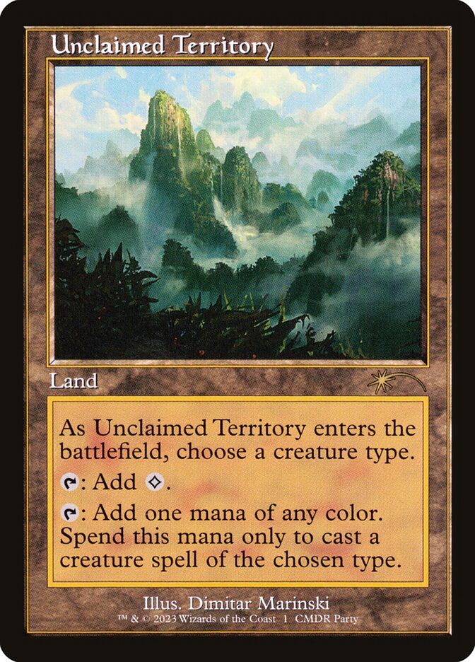 Unclaimed Territory Retro Frame 1 (WPN & Gateway Promos)  - Retro | Good Games Adelaide SA