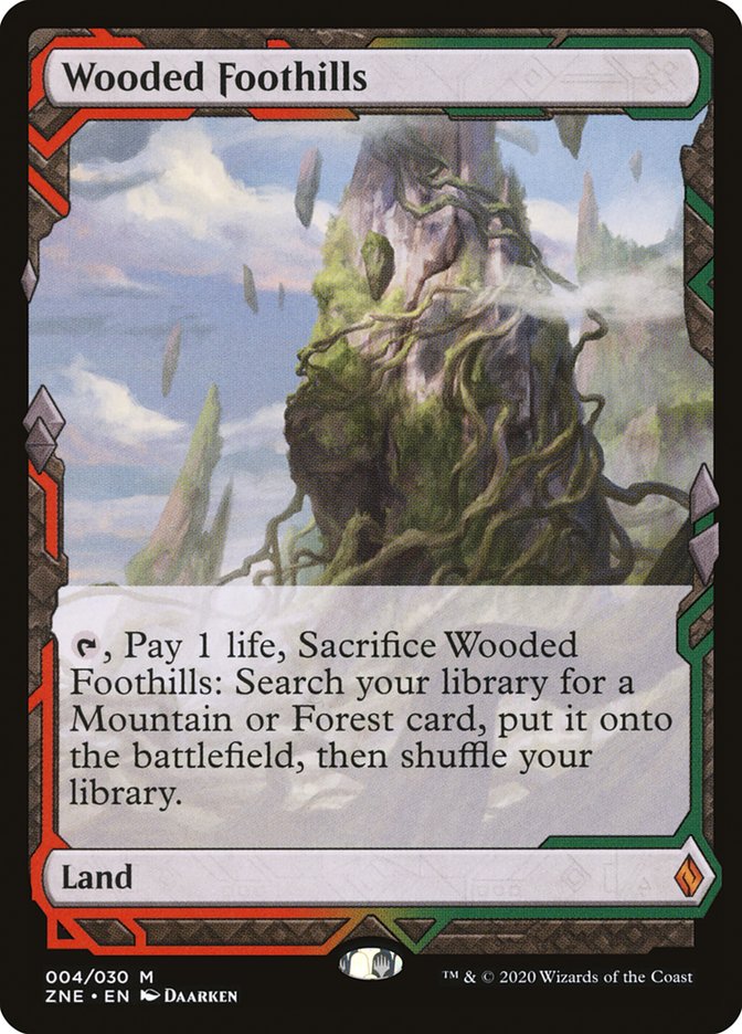 Wooded Foothills 4 (Zendikar Rising Expeditions)  | Good Games Adelaide SA