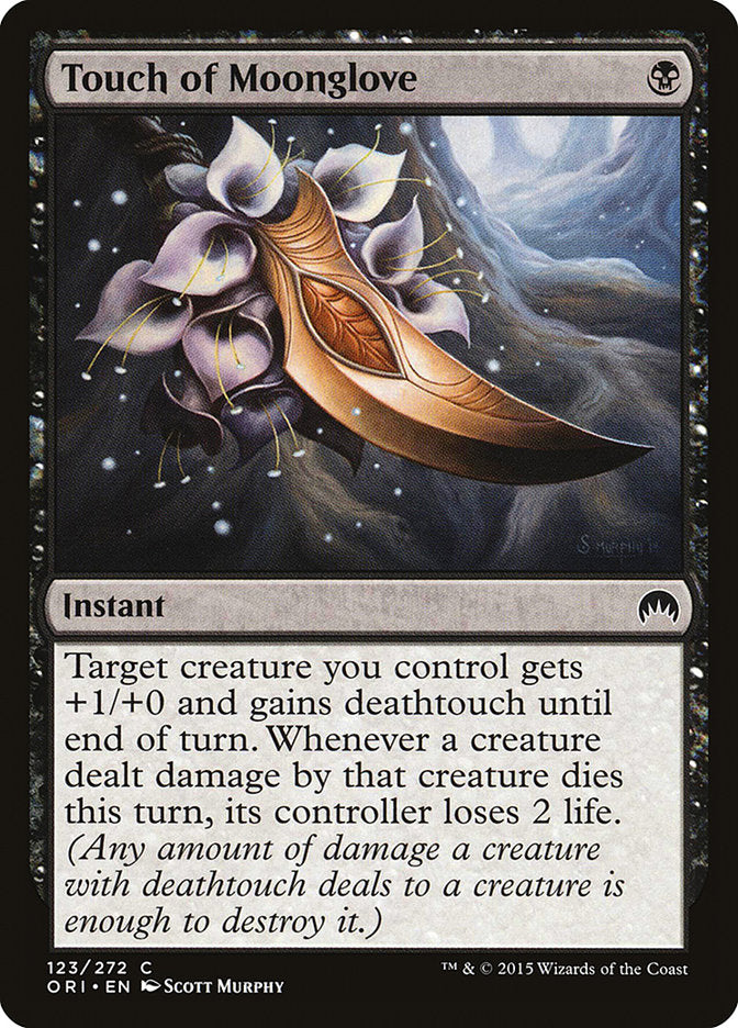 Touch of Moonglove 123 (Magic Origins)  - Foil | Good Games Adelaide SA