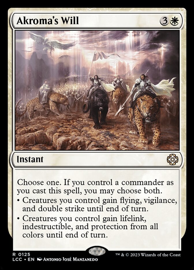Akromas Will 125 (Commander: The Lost Caverns of Ixalan)  | Good Games Adelaide SA