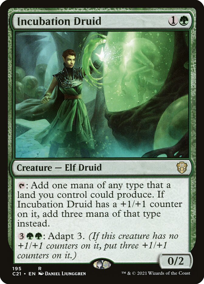 Incubation Druid 195 (Commander 2021)  | Good Games Adelaide SA