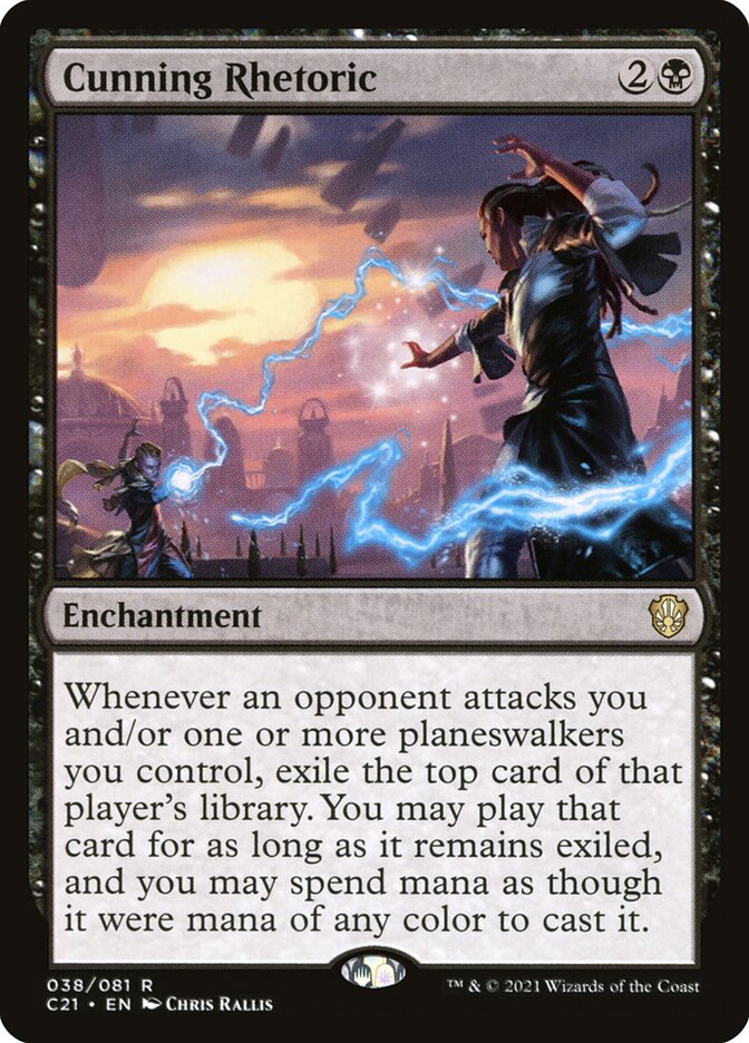 Cunning Rhetoric 38 (Commander 2021)  | Good Games Adelaide SA