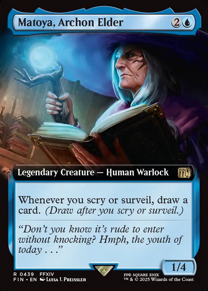 Matoya, Archon Elder 439/309 (FINAL FANTASY)  - Extended Art Foil | Good Games Adelaide SA