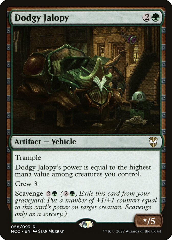 Dodgy Jalopy 58 (Commander: Streets of New Capenna)  | Good Games Adelaide SA