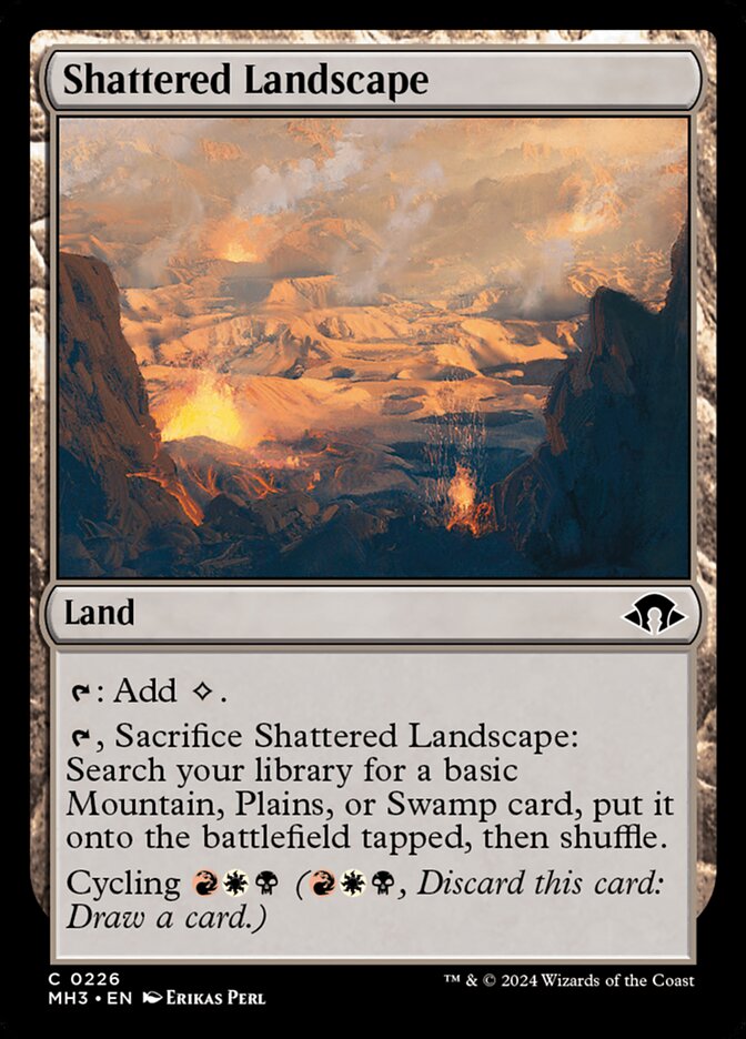 Shattered Landscape 226 (Modern Horizons 3)  - Foil | Good Games Adelaide SA