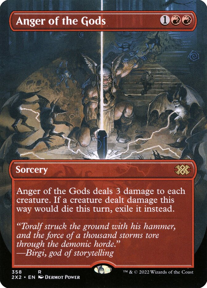 Anger of the Gods 358 (Double Masters 2022)  - Foil | Good Games Adelaide SA