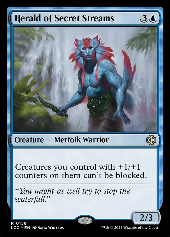 Herald of Secret Streams 158 (Commander: The Lost Caverns of Ixalan)  | Good Games Adelaide SA