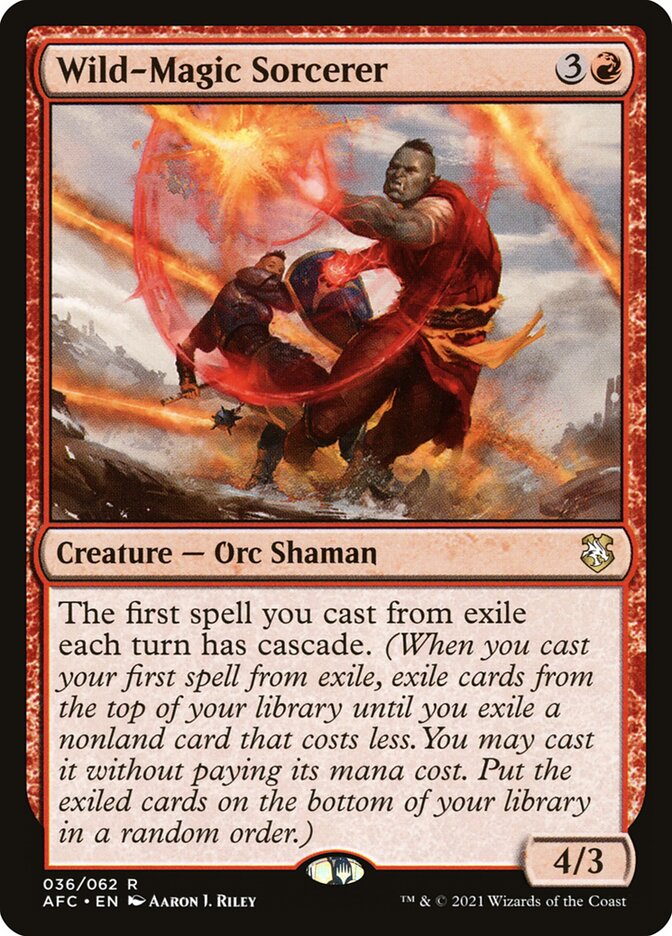 Wild Magic Sorcerer 36 (Commander: Adventures in the Forgotten Realms)  | Good Games Adelaide SA