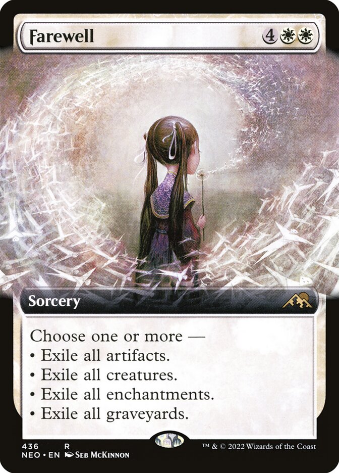 Farewell 436 (Kamigawa: Neon Dynasty)  - Extended Art | Good Games Adelaide SA