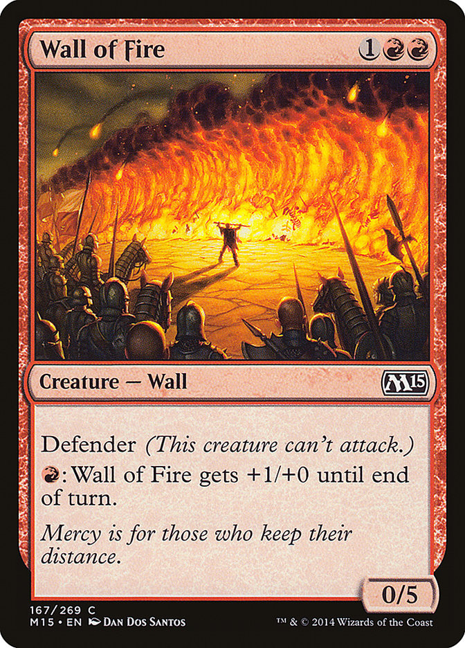 Wall of Fire 167 (Magic 2015 (M15))  | Good Games Adelaide SA