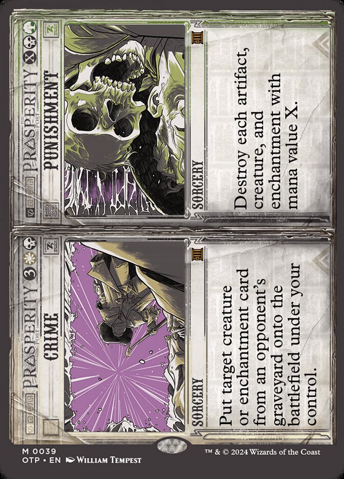 Crime // Punishment 39 (Outlaws of Thunder Junction: Breaking News)  - Foil | Good Games Adelaide SA
