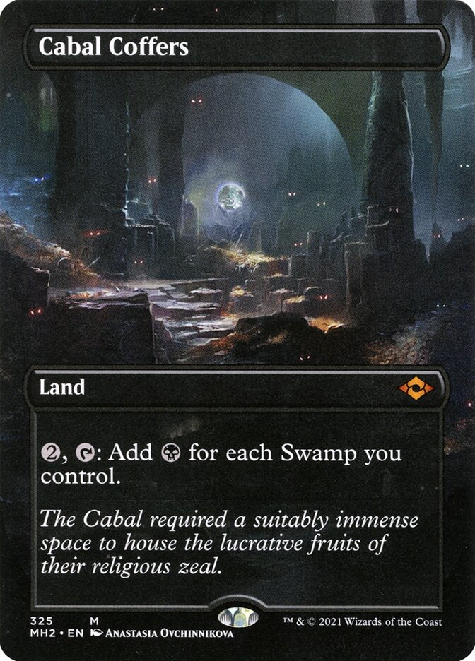 Cabal Coffers Borderless 325 (Modern Horizons 2)  - Foil | Good Games Adelaide SA
