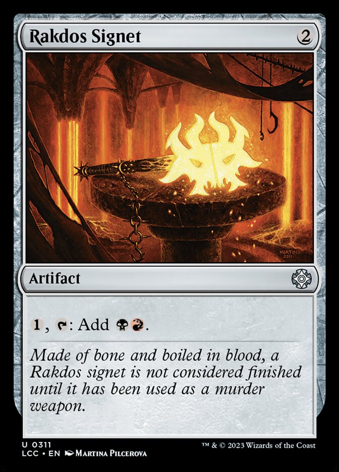 Rakdos Signet 311 (Commander: The Lost Caverns of Ixalan)  | Good Games Adelaide SA