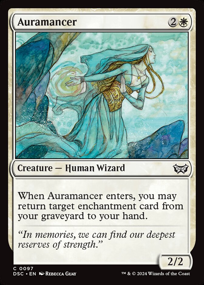 Auramancer 97 (Commander: Duskmourn: House of Horror)  | Good Games Adelaide SA