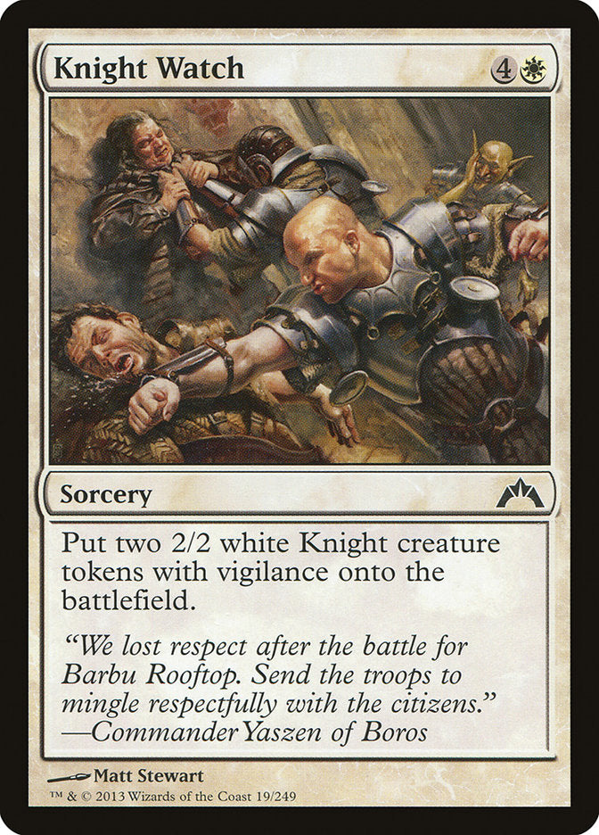 Knight Watch 19 (Gatecrash)  - Foil | Good Games Adelaide SA