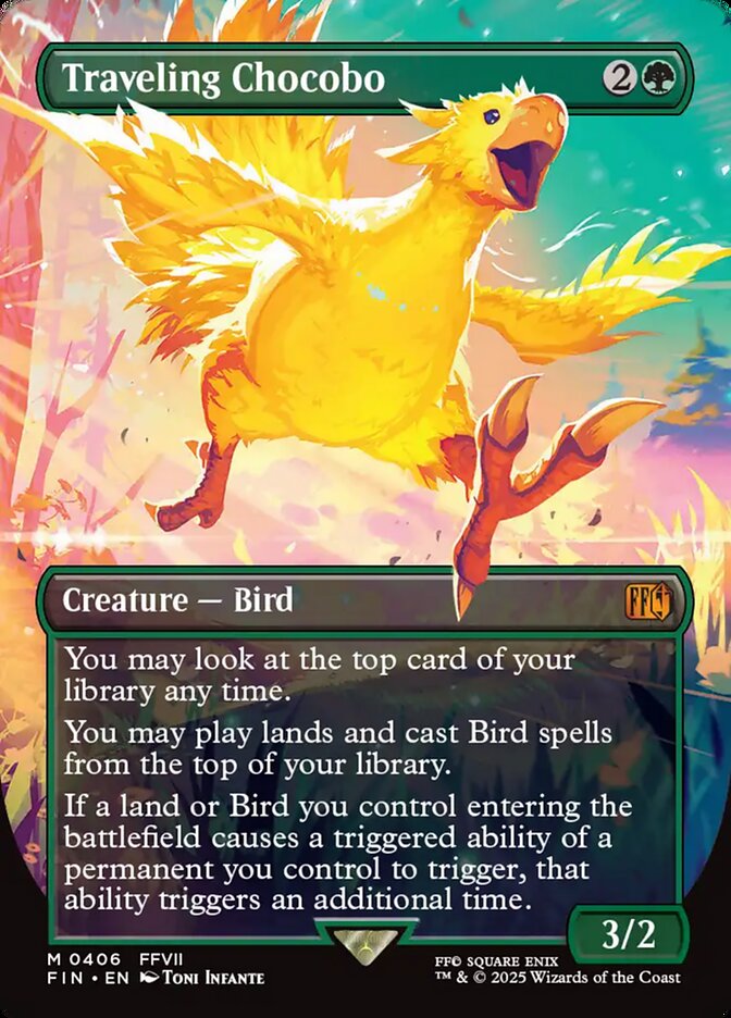 Traveling Chocobo  406 (FINAL FANTASY)  - Foil | Good Games Adelaide SA