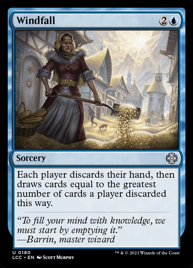 Windfall 180 (Commander: The Lost Caverns of Ixalan)  | Good Games Adelaide SA