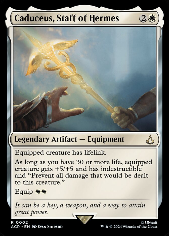 Caduceus, Staff of Hermes 2 (Universes Beyond: Assassin's Creed)  - Foil | Good Games Adelaide SA