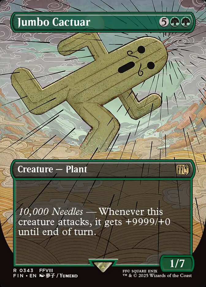 Jumbo Cactuar 343 (FINAL FANTASY)  - Foil | Good Games Adelaide SA
