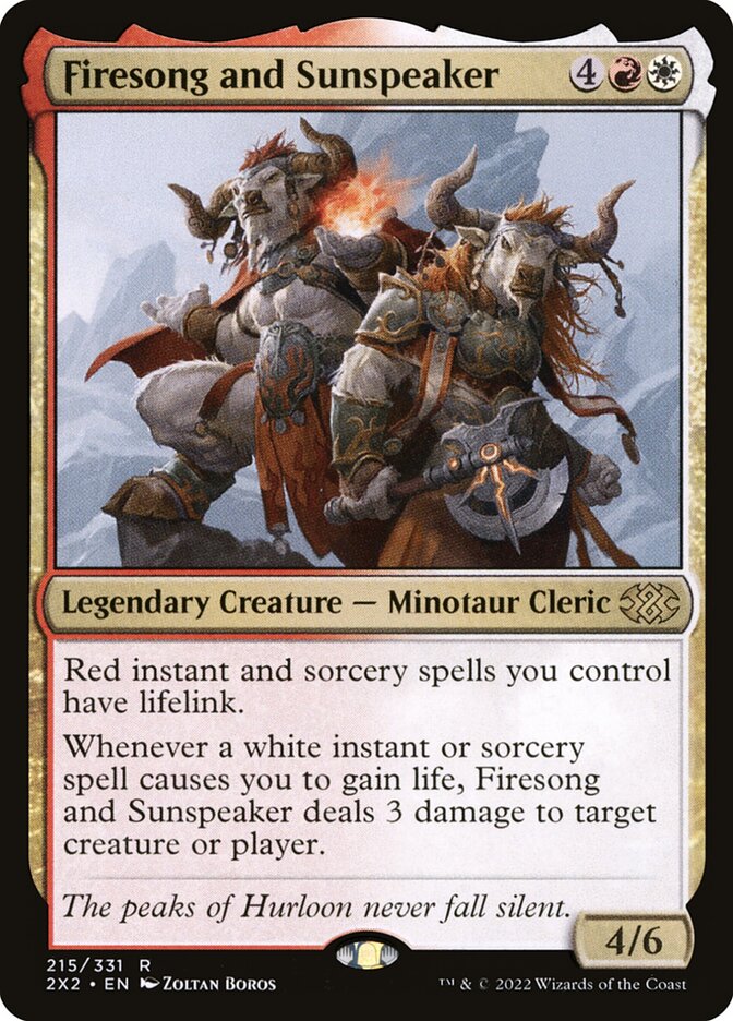 Firesong and Sunspeaker 215 (Double Masters 2022)  | Good Games Adelaide SA
