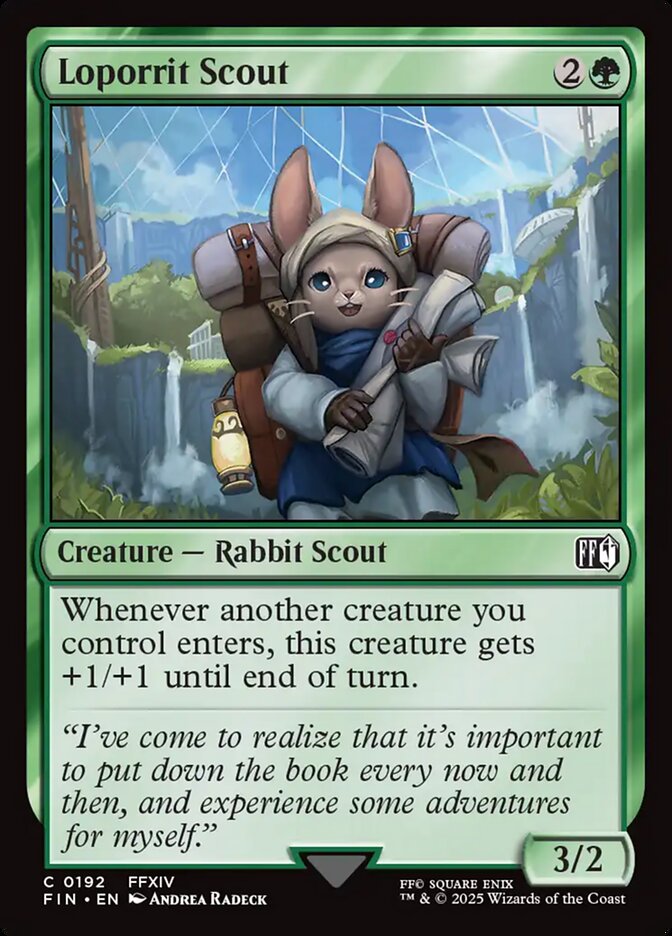 Loporrit Scout 192 (FINAL FANTASY)  | Good Games Adelaide SA