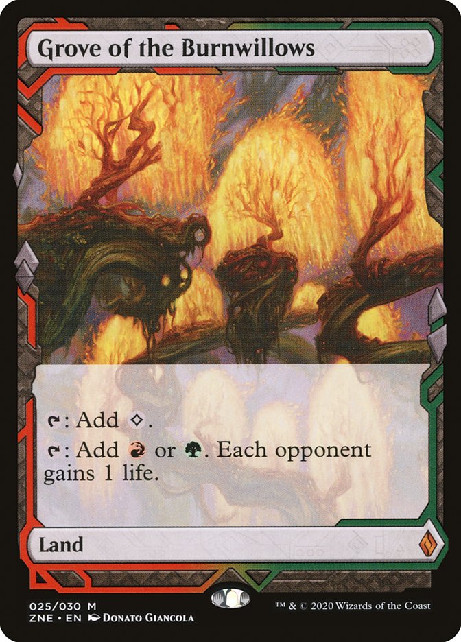 Grove of the Burnwillows 25 (Zendikar Rising Expeditions)  - Foil | Good Games Adelaide SA