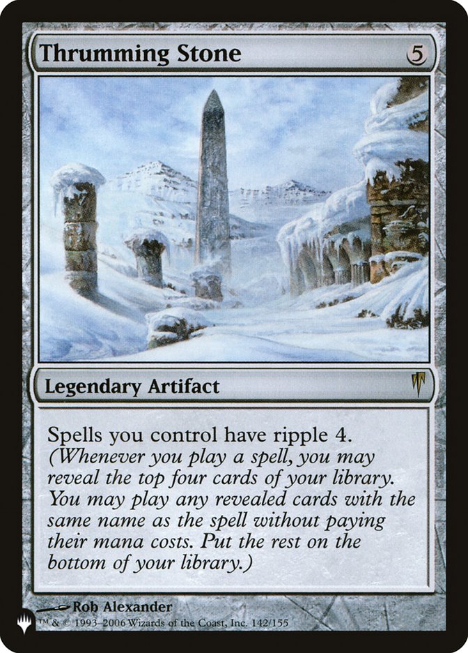 Thrumming Stone 142/155 (The List Reprints)  | Good Games Adelaide SA