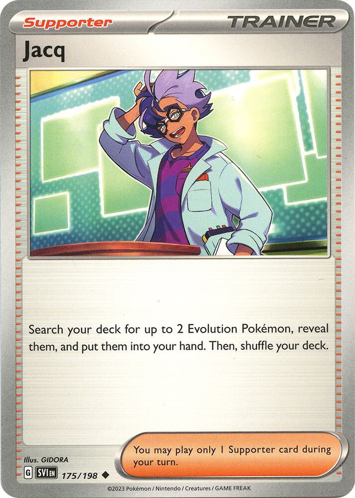 Jacq 175/198 (SV01: Scarlet & Violet Base Set)  | Good Games Adelaide SA